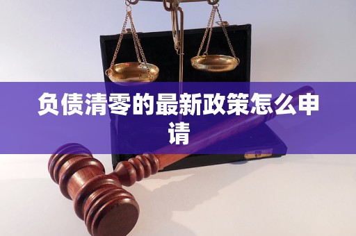负债清零的最新政策怎么申请(图1)