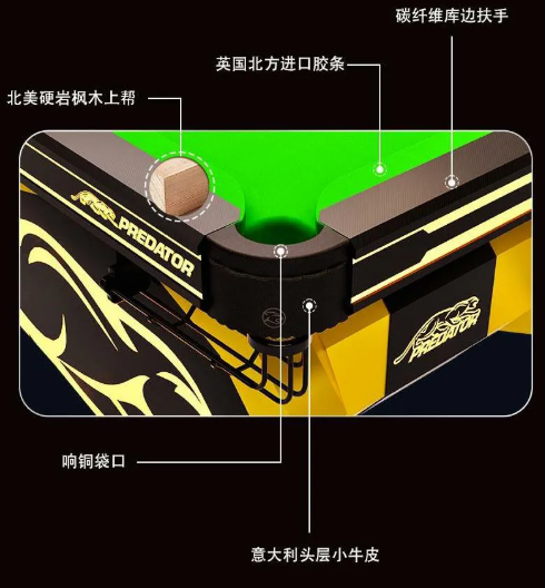 把赛事级台球桌“搬”入线日美洲豹×璟点精工球台京东限量发售(图2)