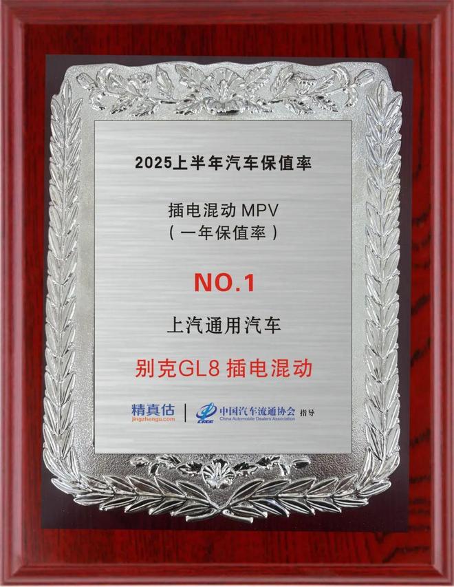 【祝贺】新沪商视野别克GL8陆尊PHEV荣获插电混动MPV一年保值率冠军(图2)