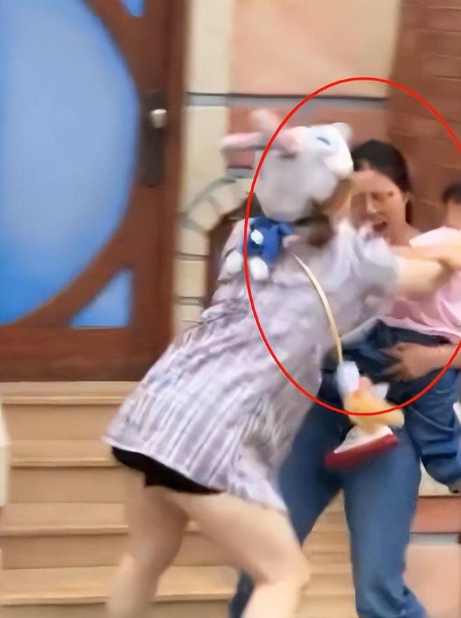 迪士尼打架后续：“兔子姐”衣服被扒目击者发声孩子爸先动手(图6)
